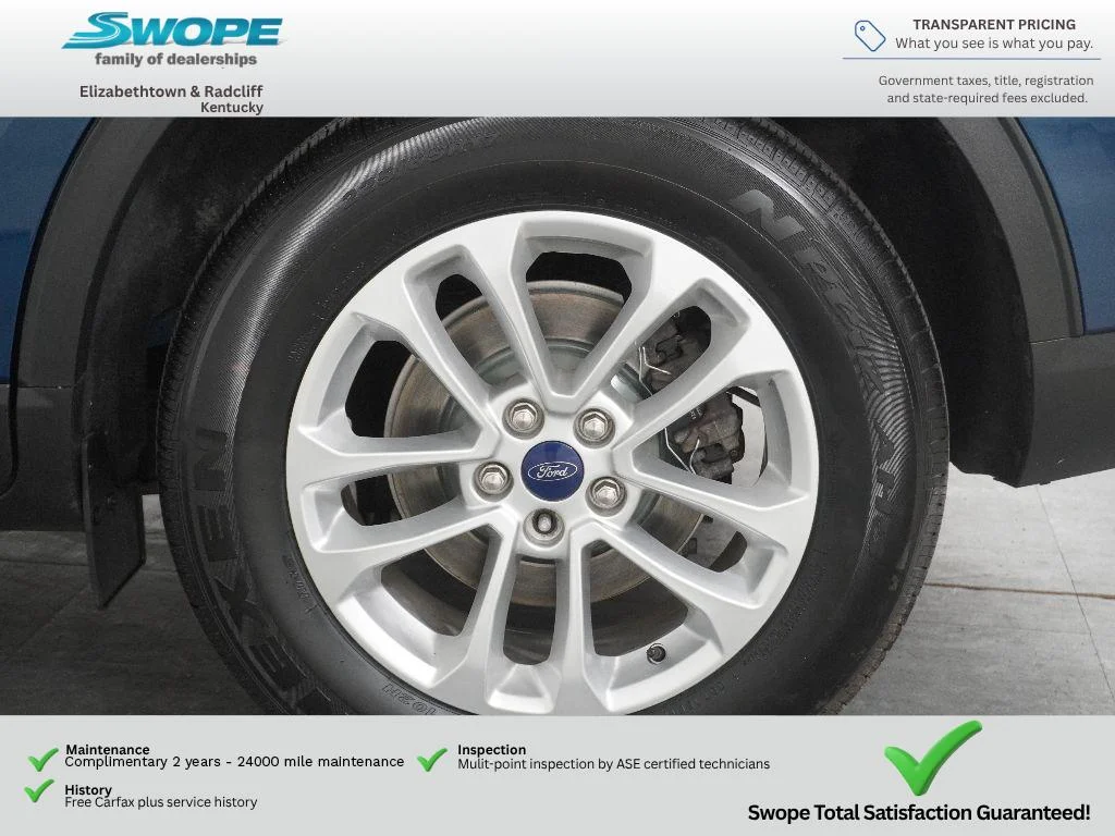 Used 2020 Dark Persian Green Metallic Ford SE image 28