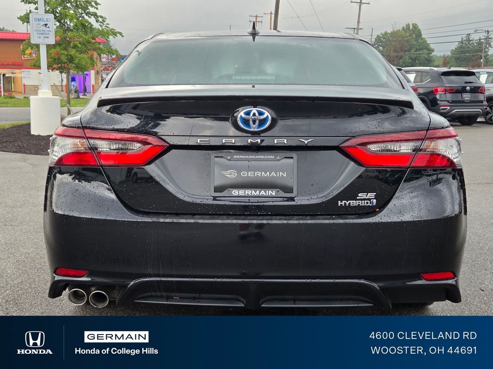 Used 2023 Midnight Black Metallic Toyota SE image 14