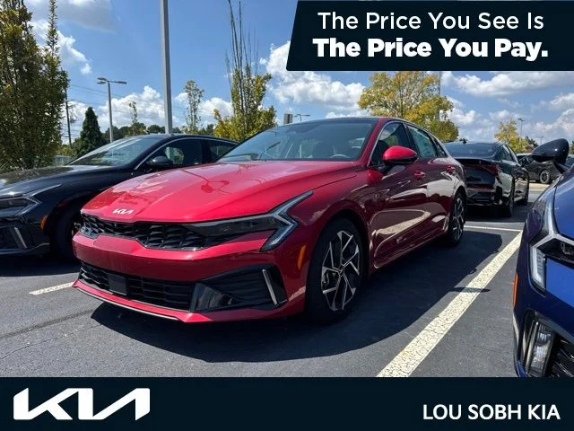 Certified Used 2025 Red Kia EX image 1