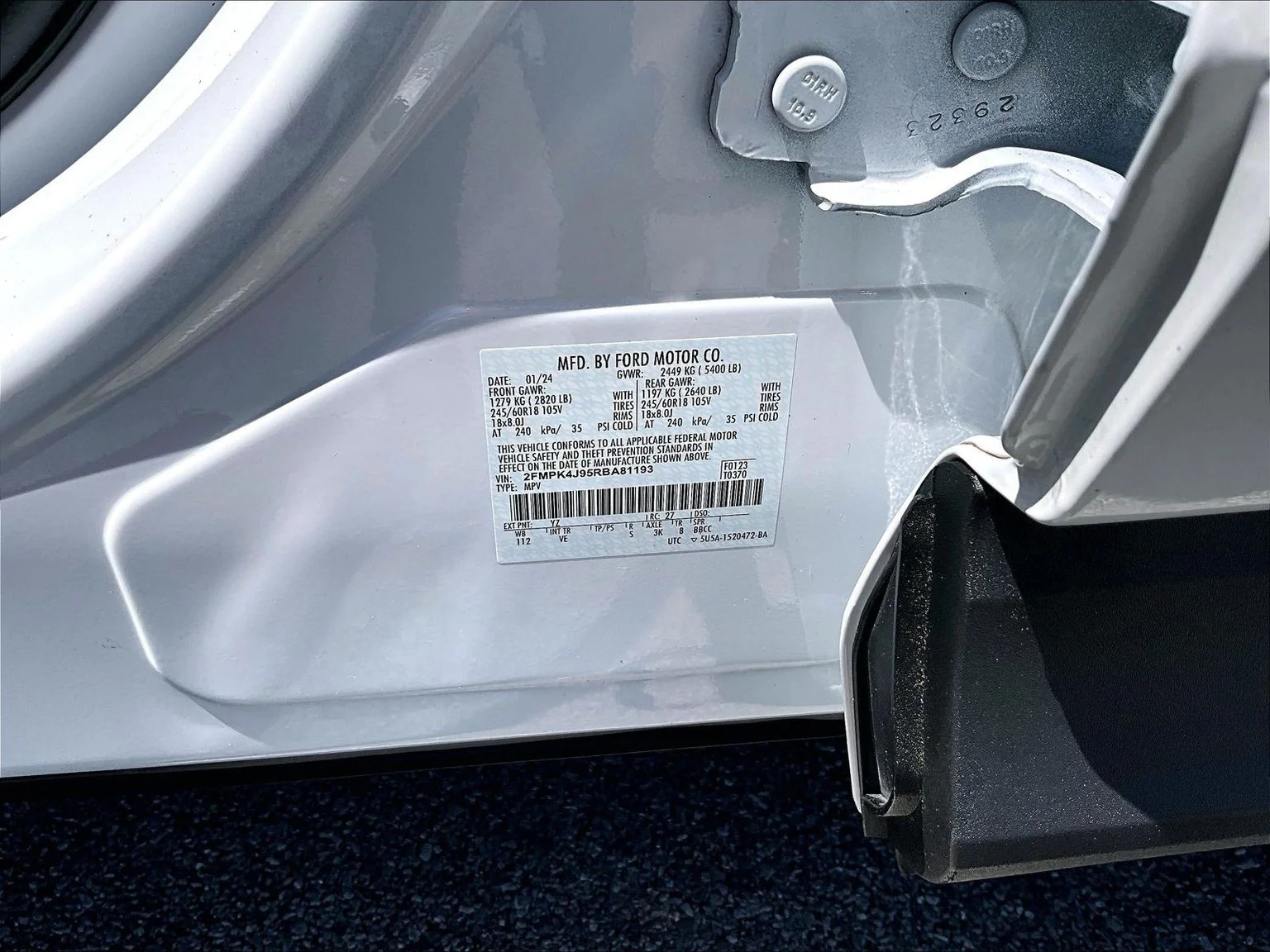 Used 2024 White Ford SEL image 35