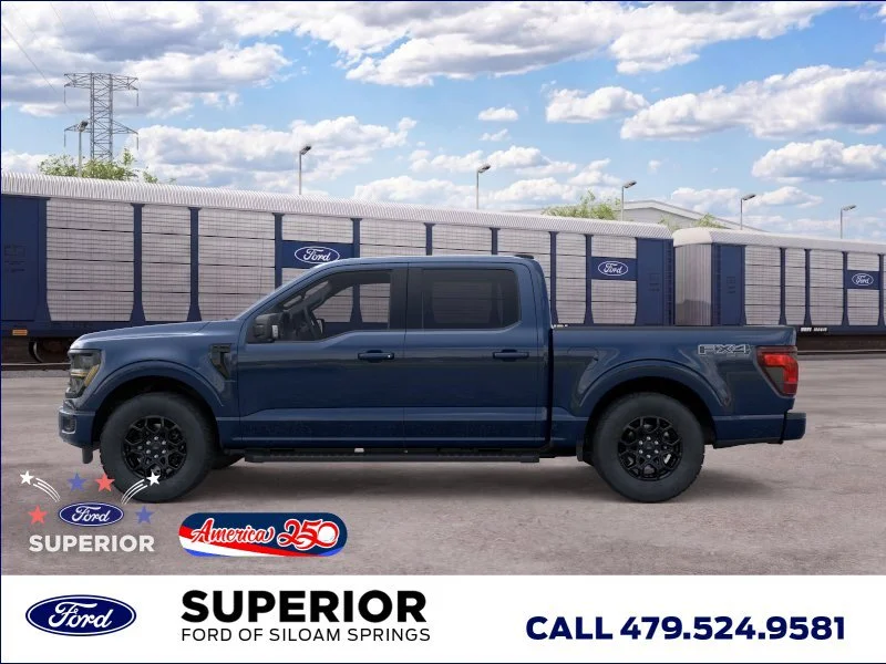 New 2026 Antimatter Blue Ford XLT image 3