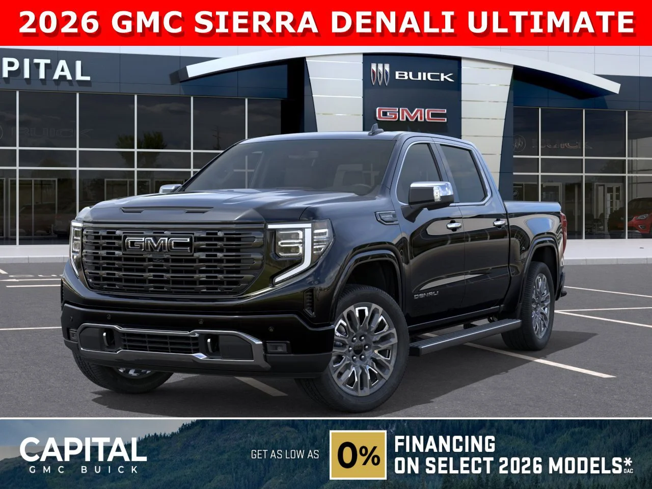 New 2026 ONYX BLACK GMC Denali Ultimate image 1