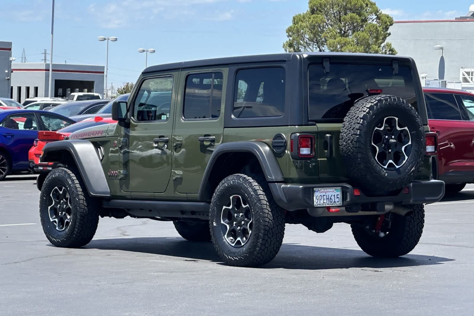 Used 2023 Sarge Green Clearcoat Jeep Rubicon image 7