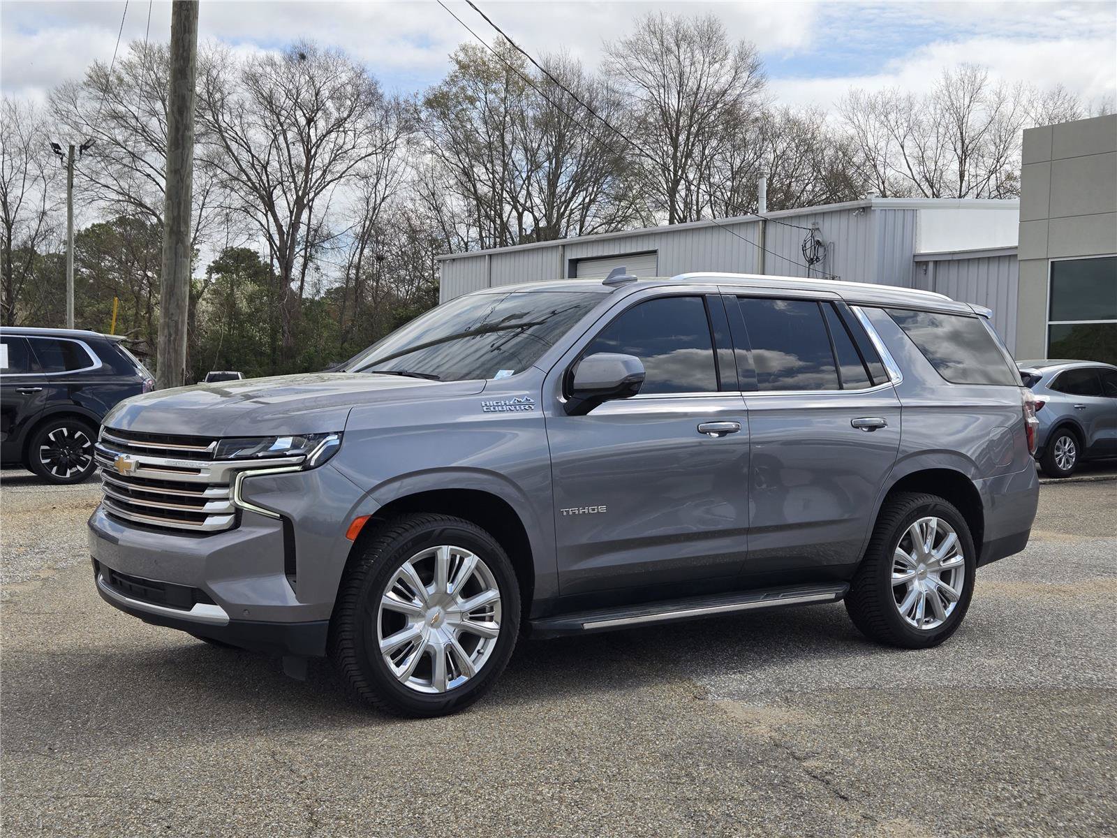 Used 2021 Satin Steel Metallic Chevrolet High Country image 1