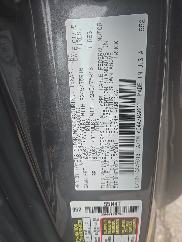 Used 2015 Gray Toyota Base image 13