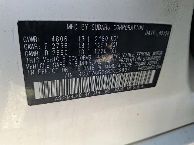 Used 2024 White Subaru Sport image 26