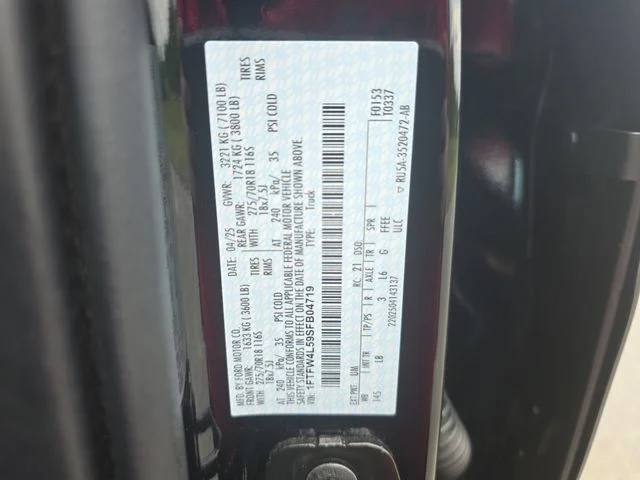 Used 2025 Black Ford Tremor image 36