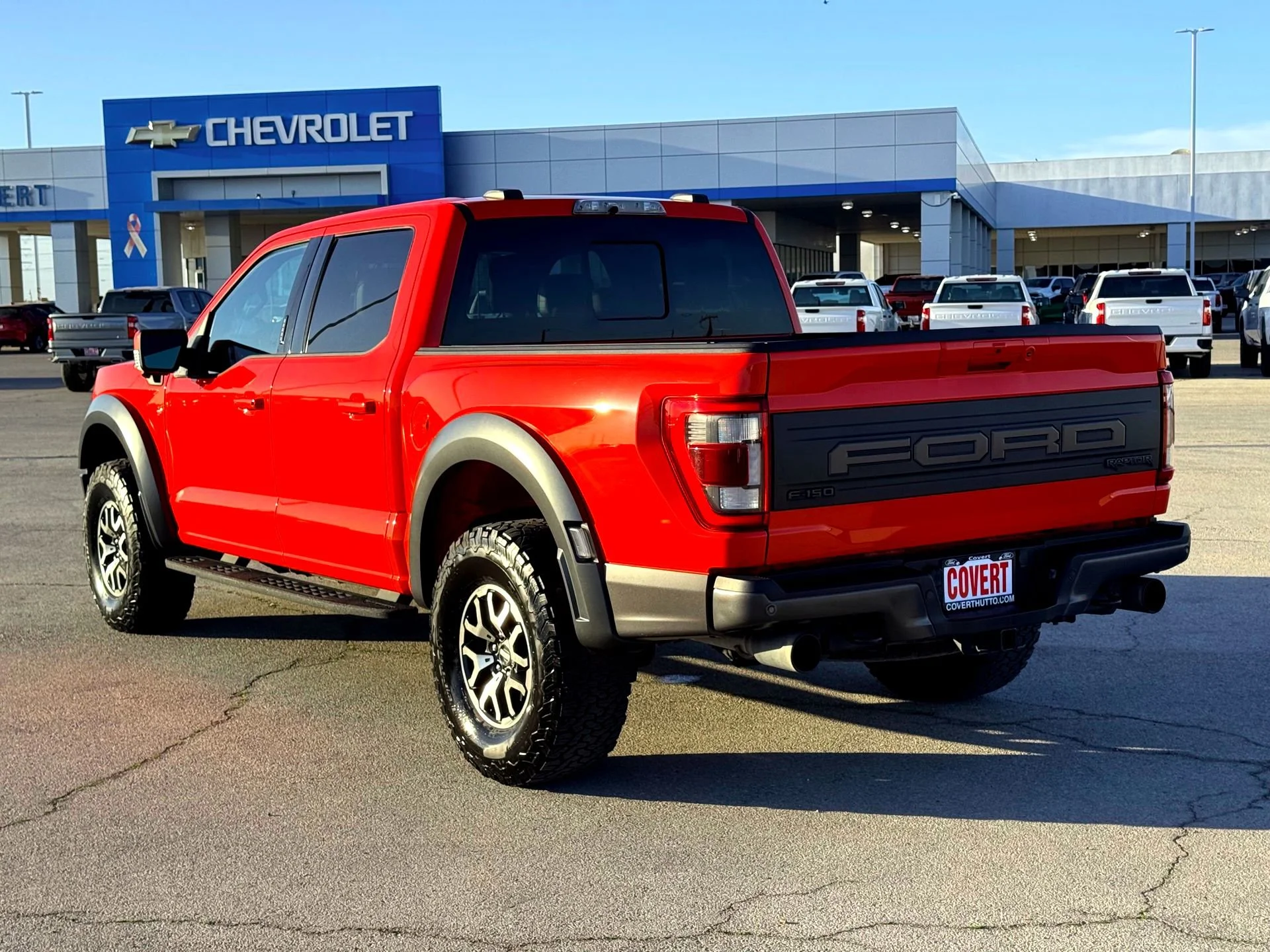 Used 2023 Orange Ford Raptor image 9