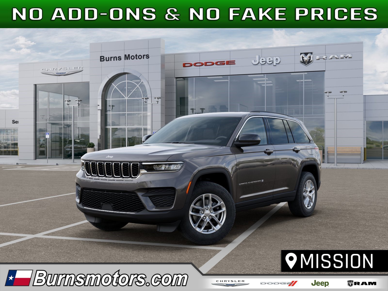 New 2026 Baltic Gray Metallic Clear-Coat Exterior Paint Jeep Laredo X image 1