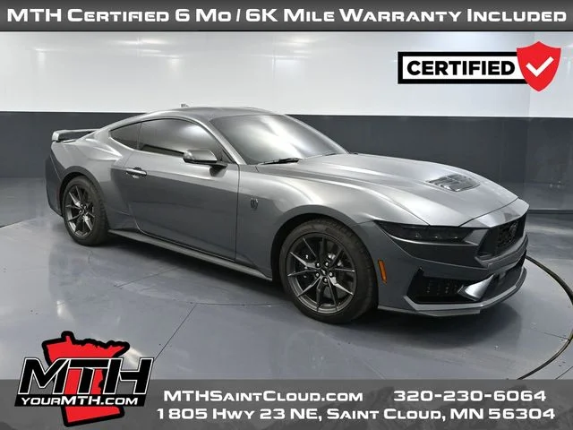 Certified Used 2024 Gray Ford Dark Horse image 1