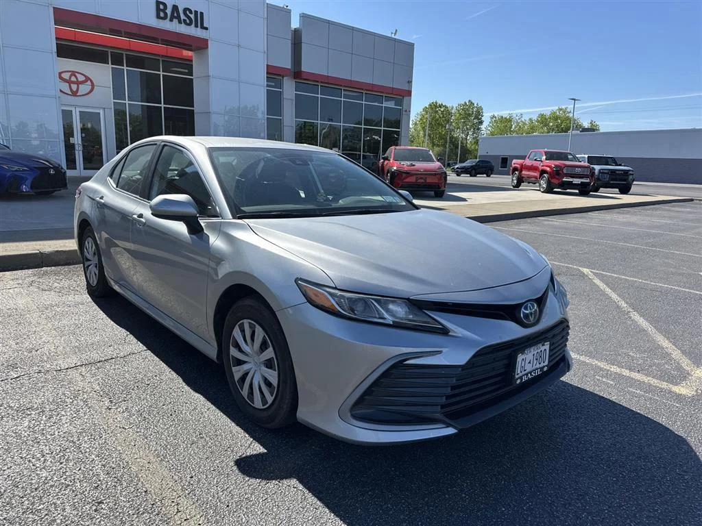 Used 2024 Celestial Silver Metallic Toyota Hybrid LE image 2