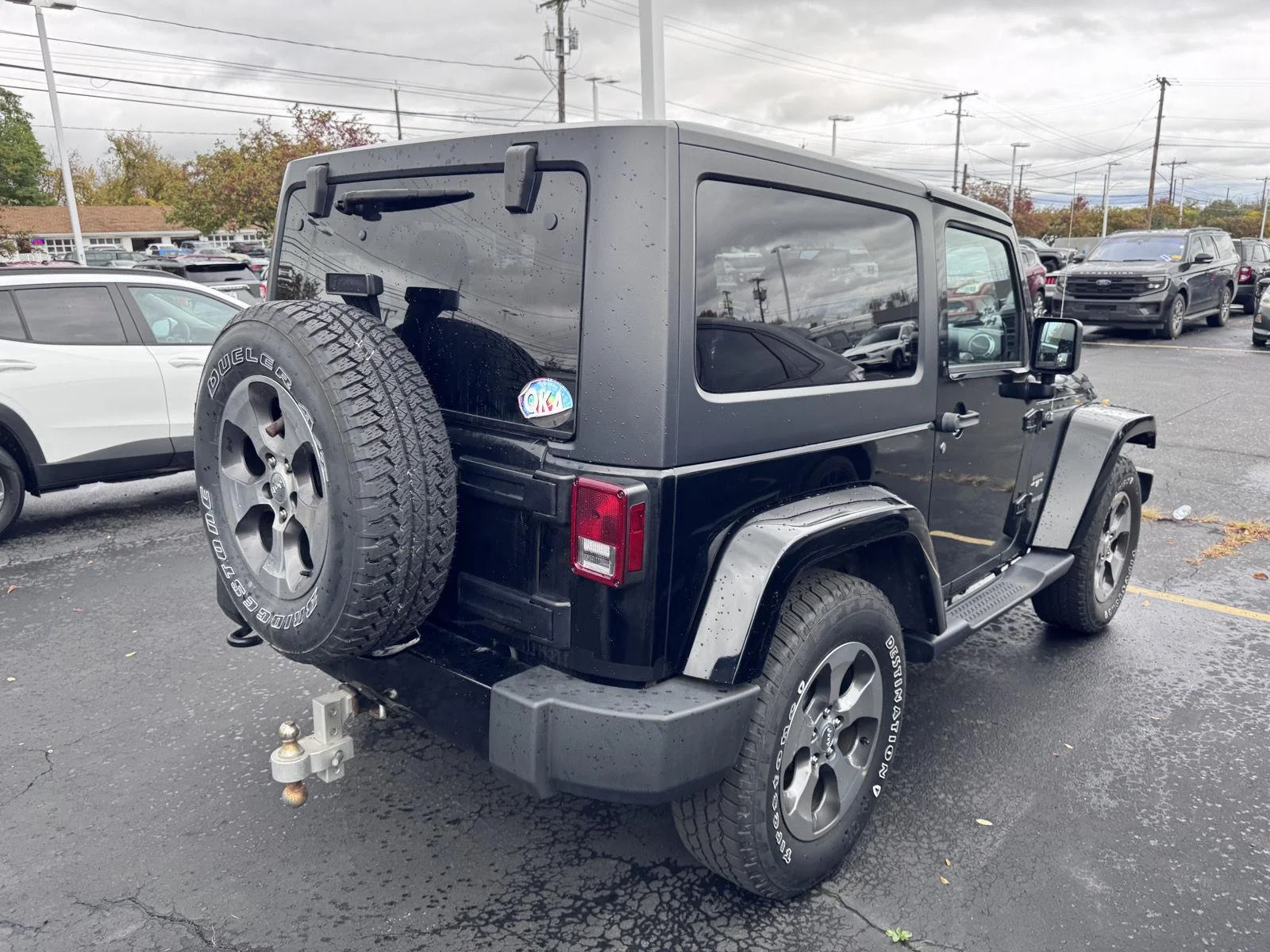 Used 2018 Black Clearcoat Jeep Sahara image 3