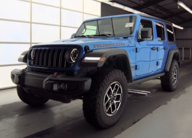 Used 2025 Blue Jeep Rubicon image 1