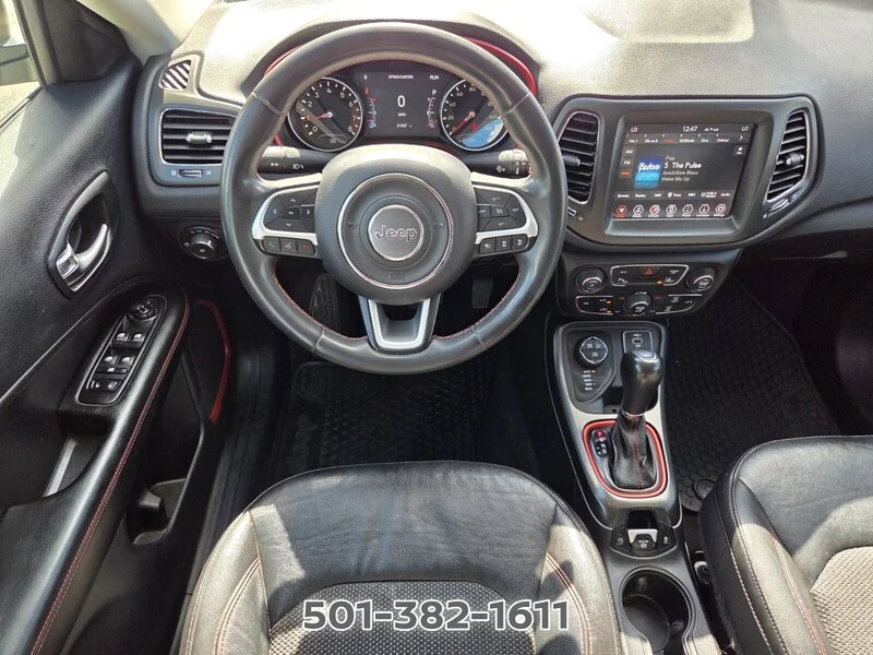 Used 2021 White Clearcoat JEEP TRAILHAWK 4X4 image 13