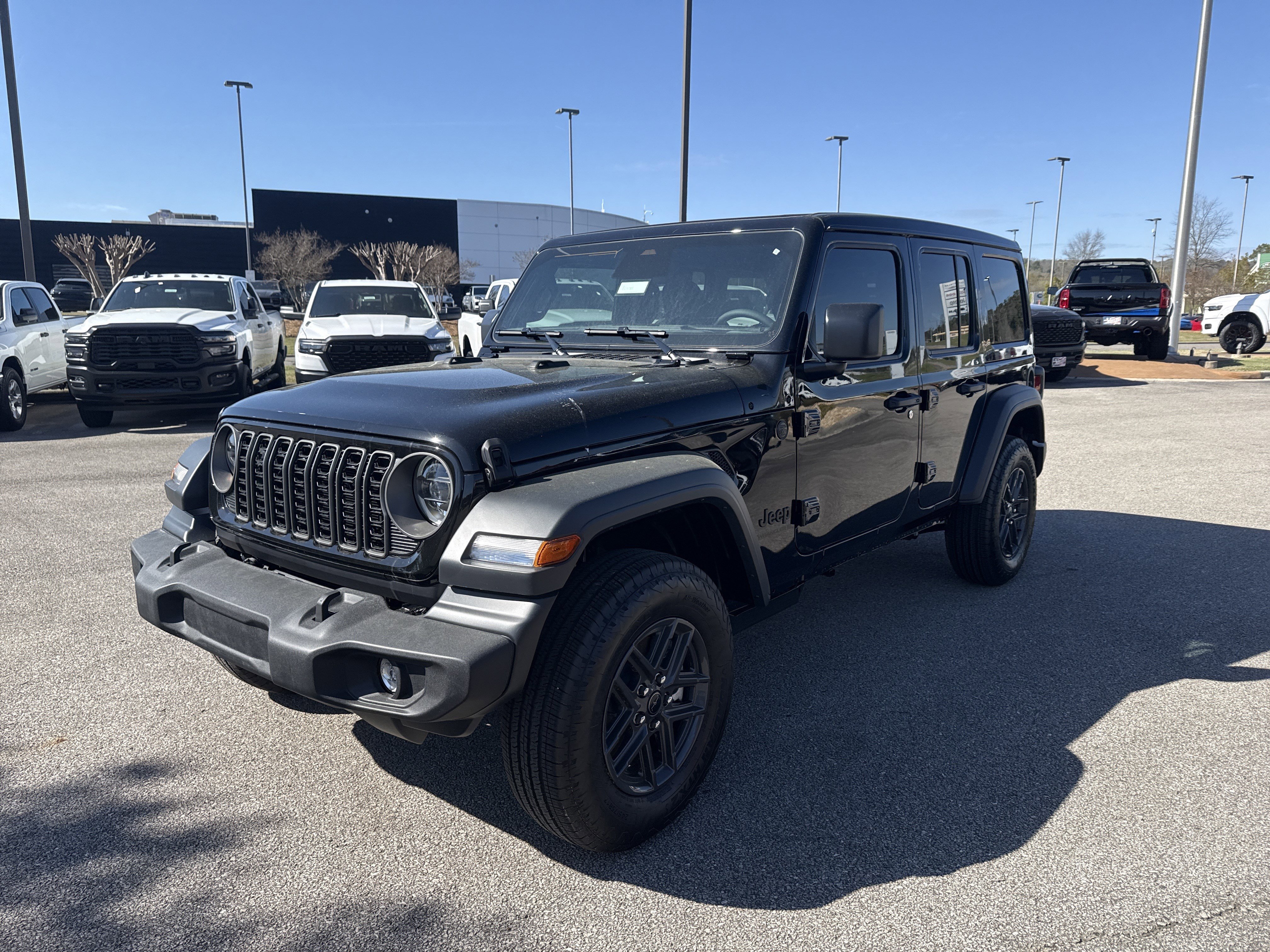 New 2026 Black Clearcoat Jeep Sport S image 3