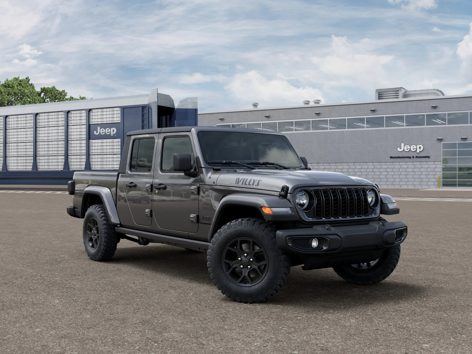 New 2027 Granite Crystal Metallic Clearcoat Jeep Willys image 3