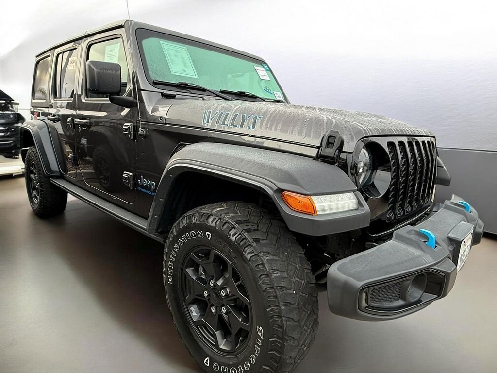 Used 2023 Jeep Wrangler 4xe Willys 4XE with VIN 1C4JJXN67PW592074 for sale in San Diego, CA