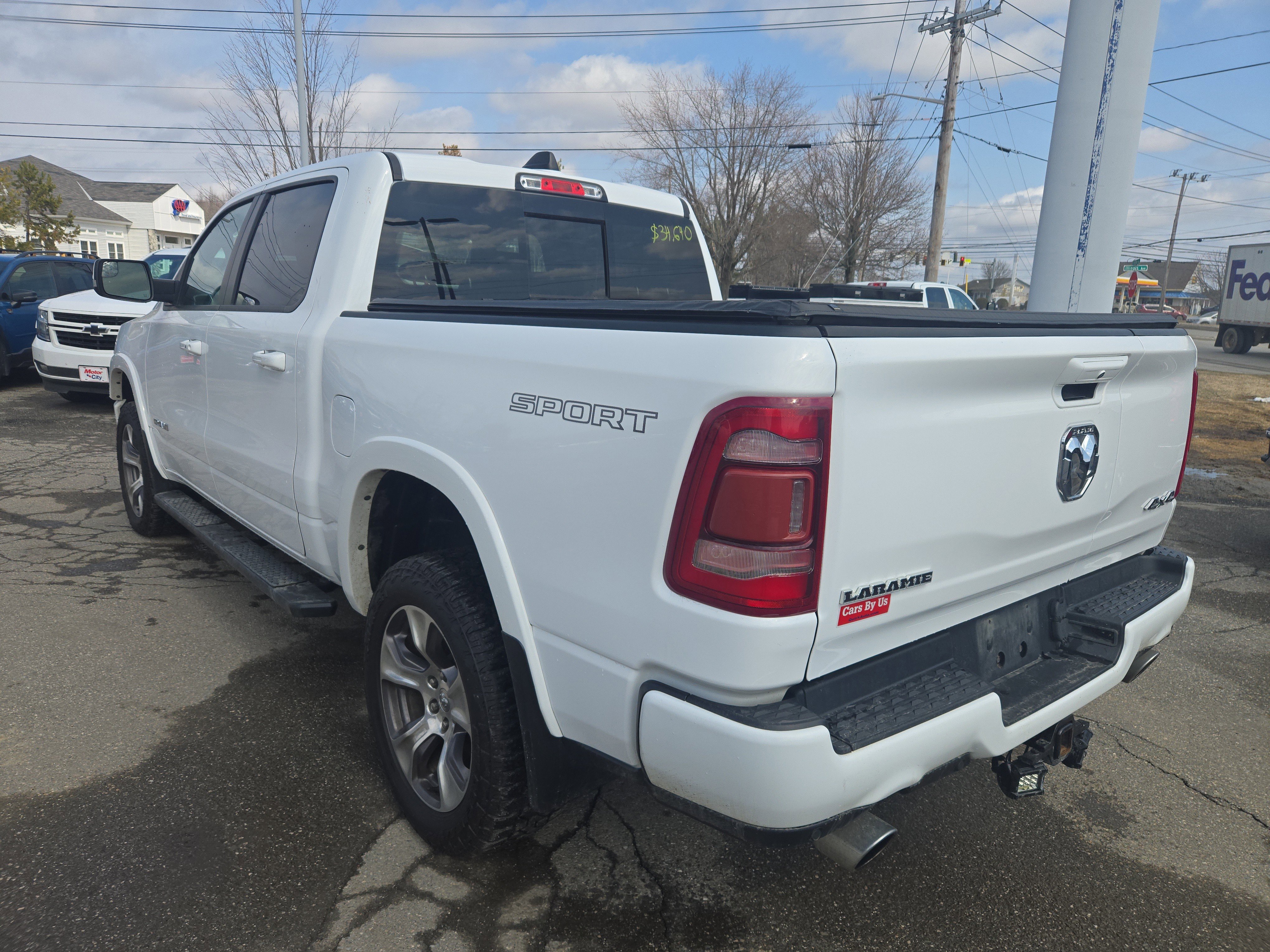 Used 2020 Bright White Clearcoat Ram Laramie image 11