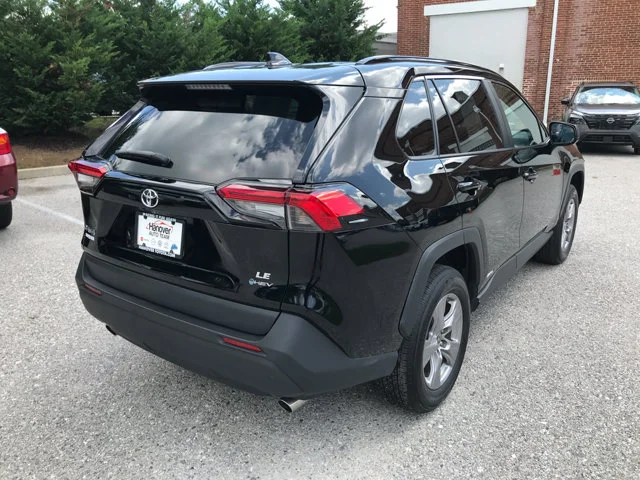 Certified Used 2025 Midnight Black Metallic Toyota Hybrid LE image 7