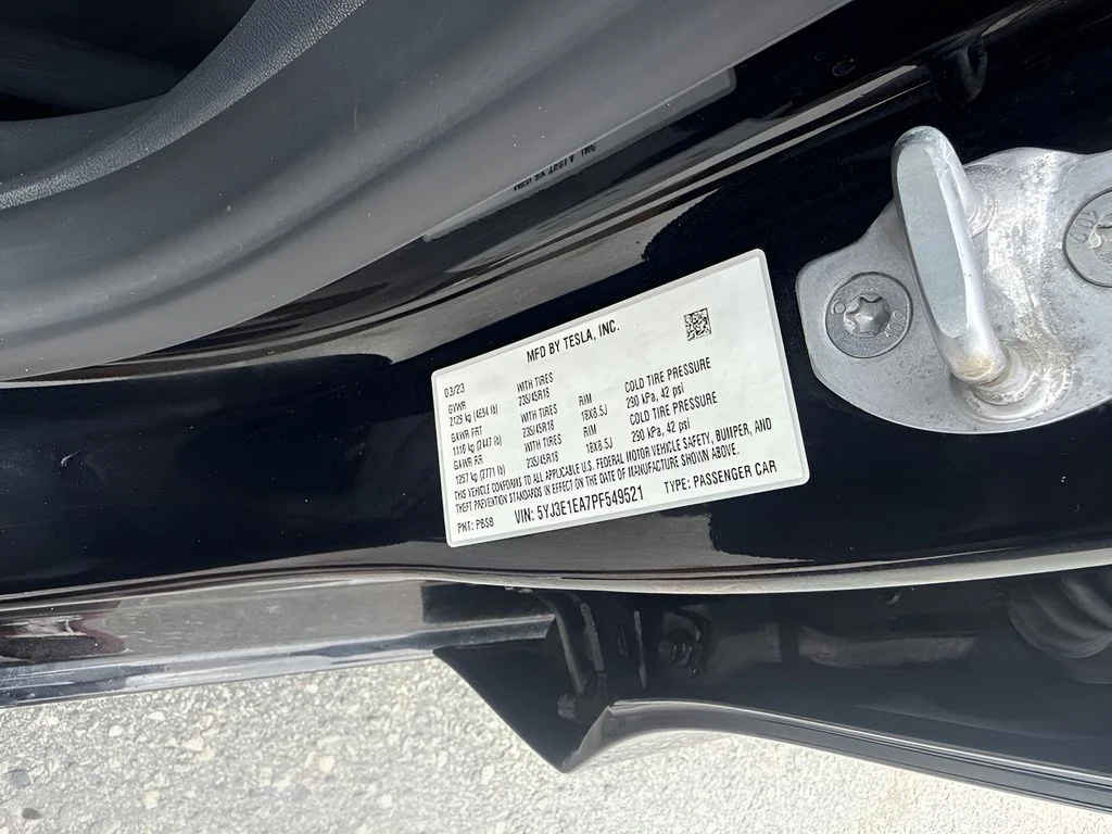 Used 2023 Black Tesla Base image 30