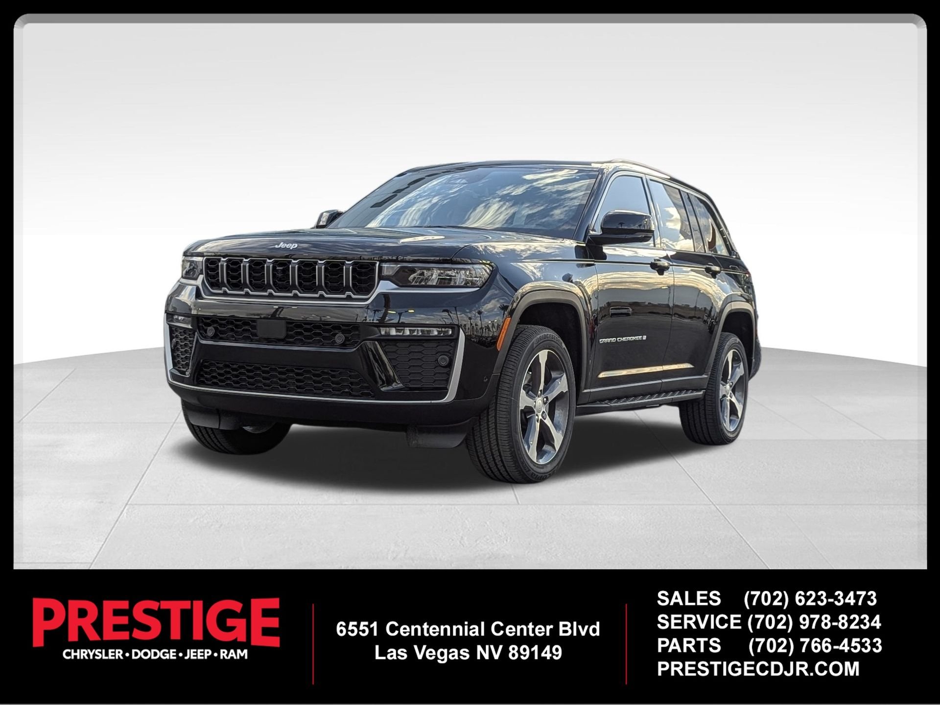 New 2026 Diamond Black Crystal Pearlcoat Jeep Limited image 1
