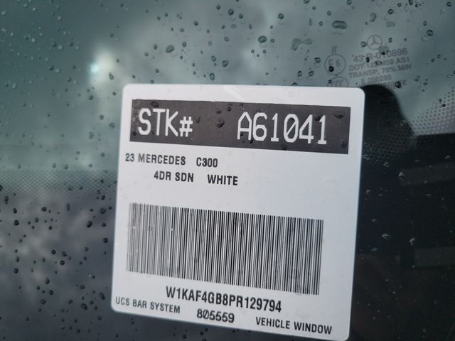 Certified Used 2023 White Mercedes-Benz C 300 image 27