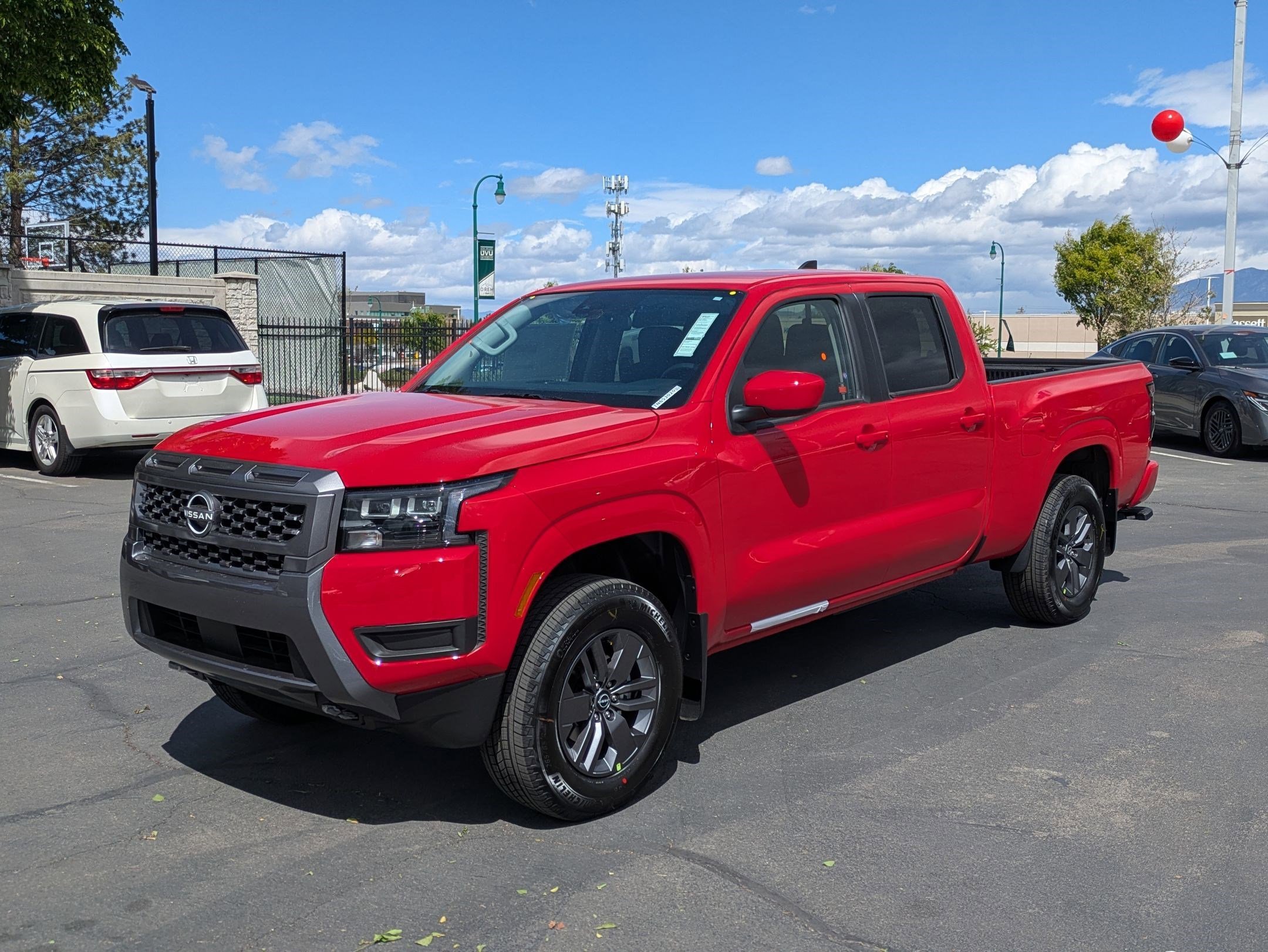 New 2026 Red Alert Nissan Crew Cab SV Long Bed image 8