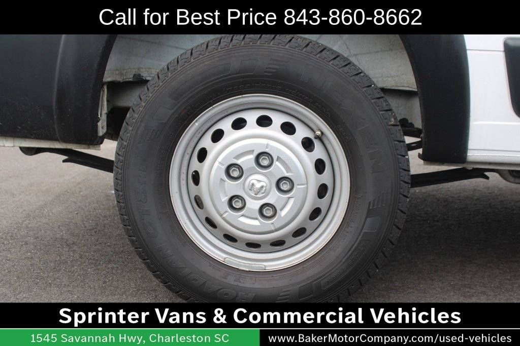 Used 2025 Bright White Clearcoat Ram High Roof image 16