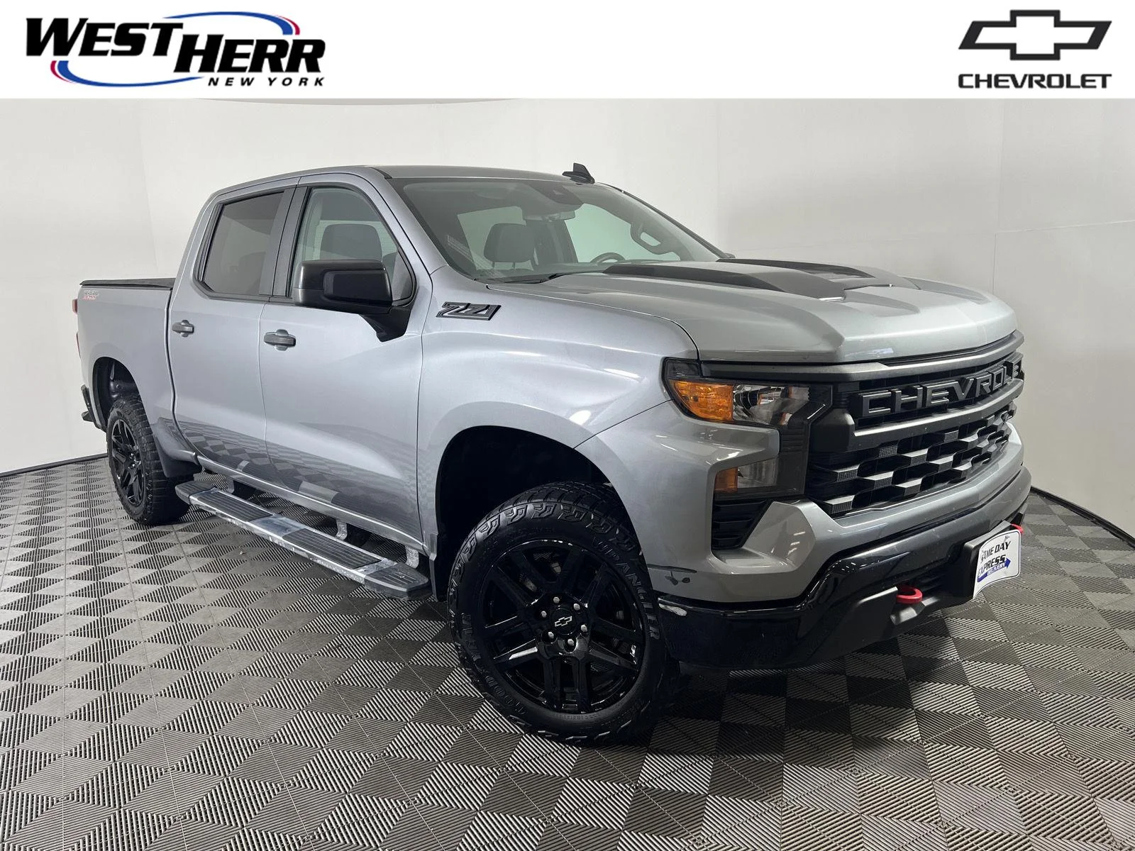 Used 2023 STERLING GRAY METALLIC Chevrolet Custom Trail Boss image 1