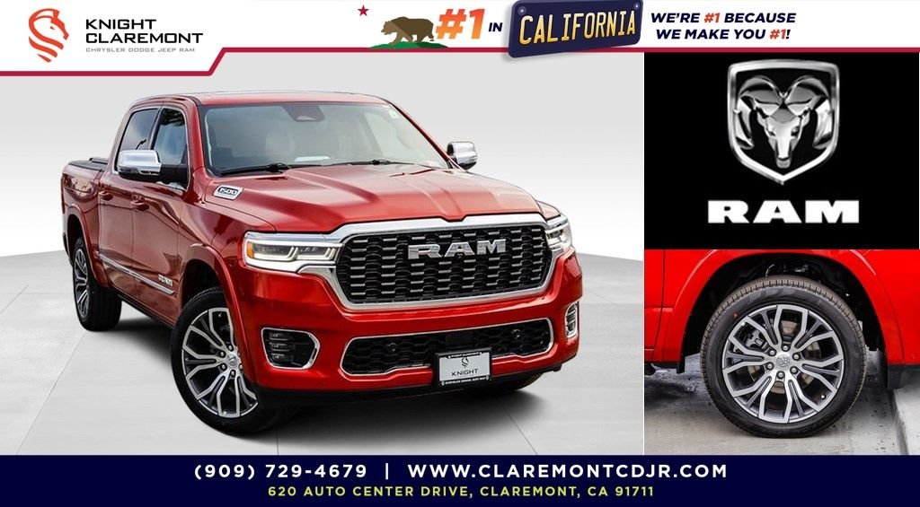 New 2026 Molten Red Pearlcoat Ram Tungsten image 1