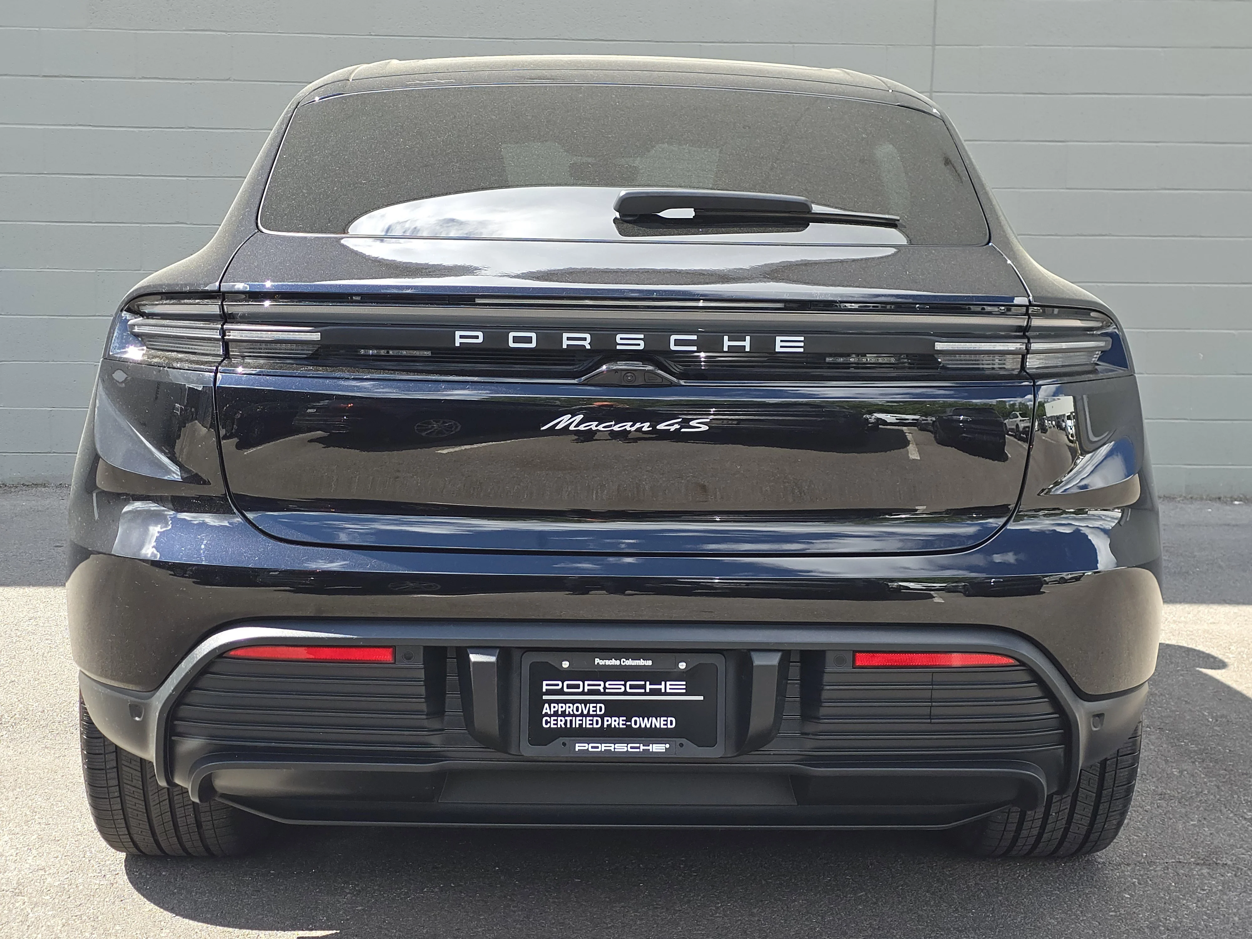 Certified Used 2025 Jet Black Metallic Porsche Electric 4S image 10