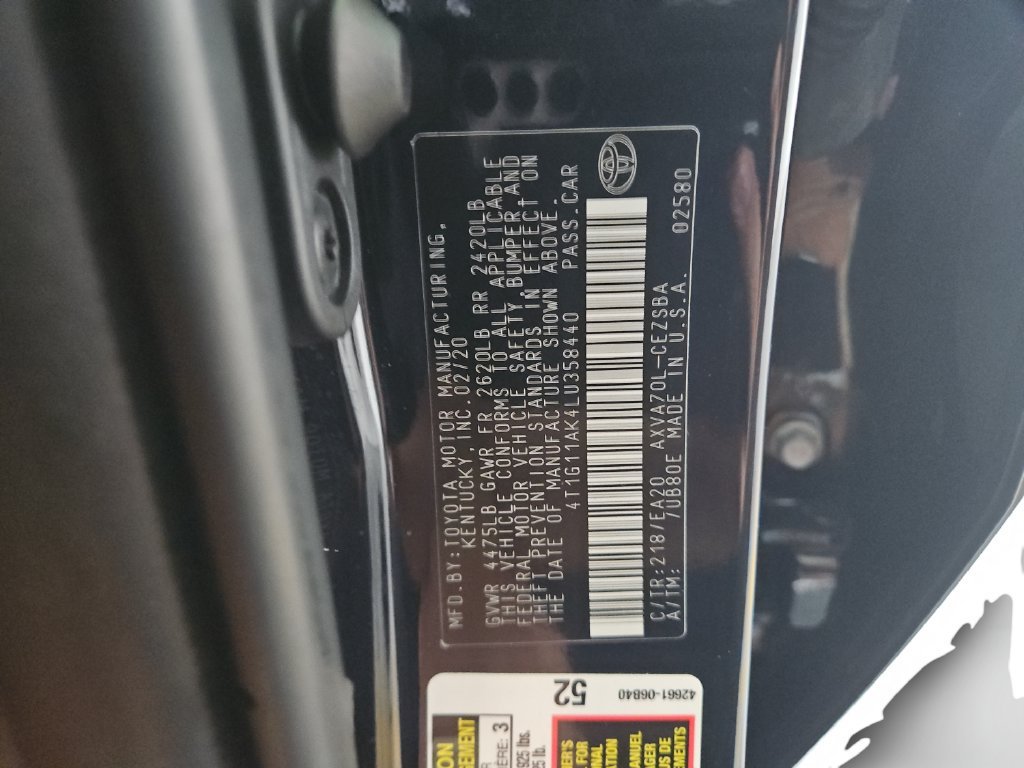 Used 2020 Black Toyota SE image 25