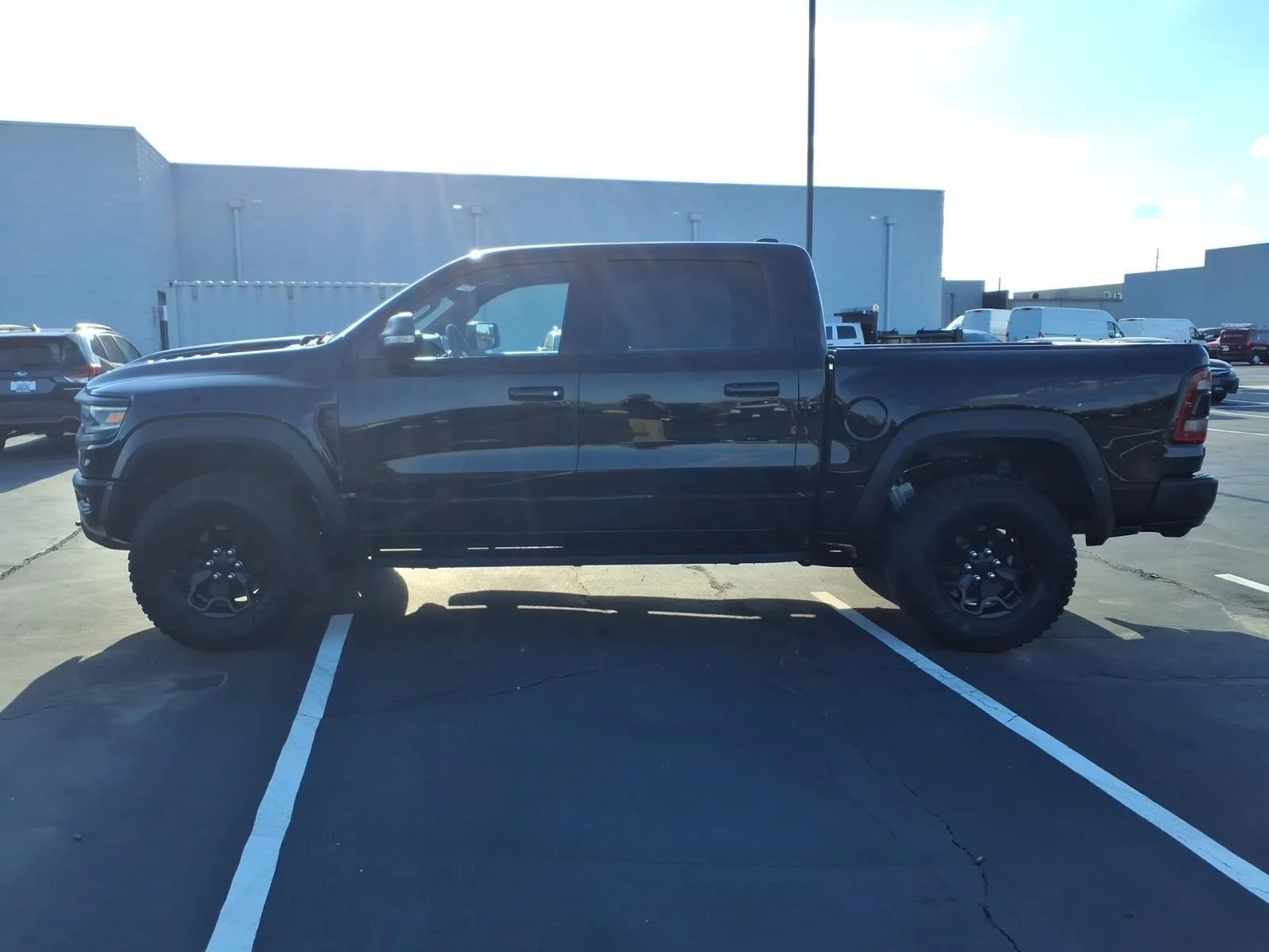 Used 2022 Diamond Black Crystal Pearlcoat Ram TRX image 4