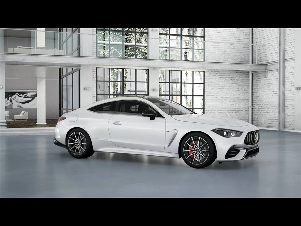 New 2026 MANUFAKTUR Moonlight White Metallic Mercedes-Benz AMG® CLE 53 4MATIC+ Coupe image 8