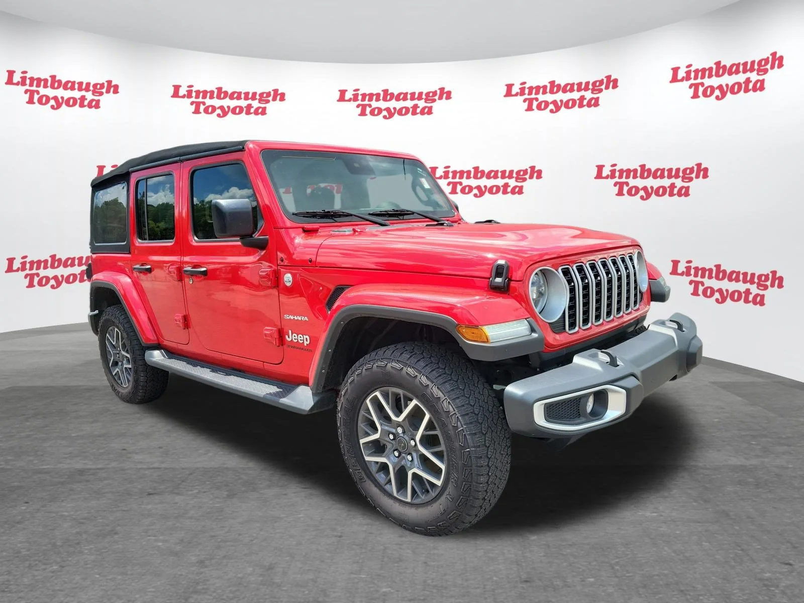 Used 2024 Firecracker Red Clearcoat Jeep Sahara image 19