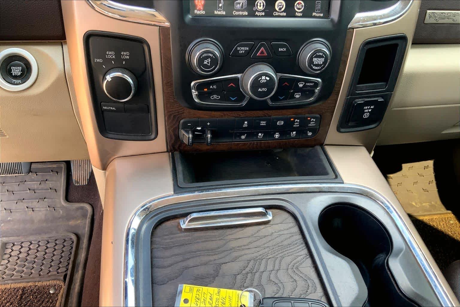 Used 2017 Pearl White Ram Longhorn image 31