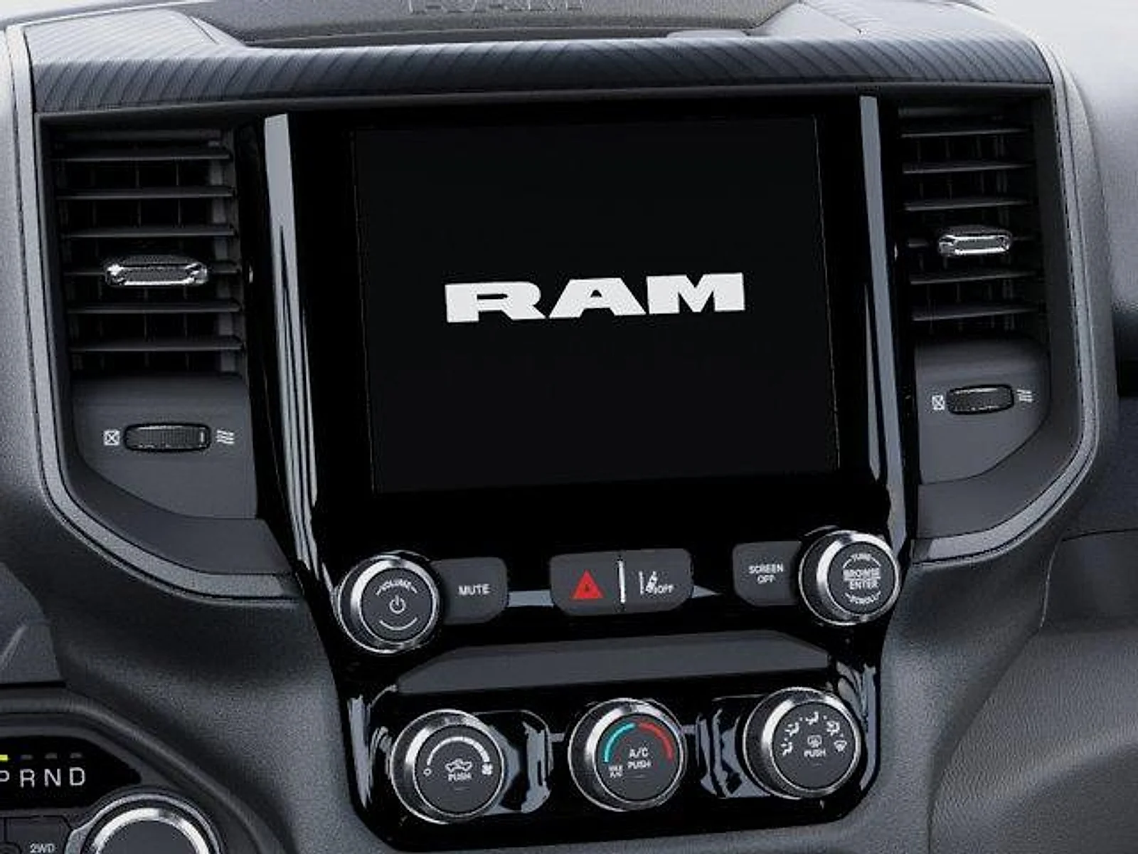 New 2026 Bright White Clear-Coat Exterior Paint RAM Express Crew Cab 4x4 5