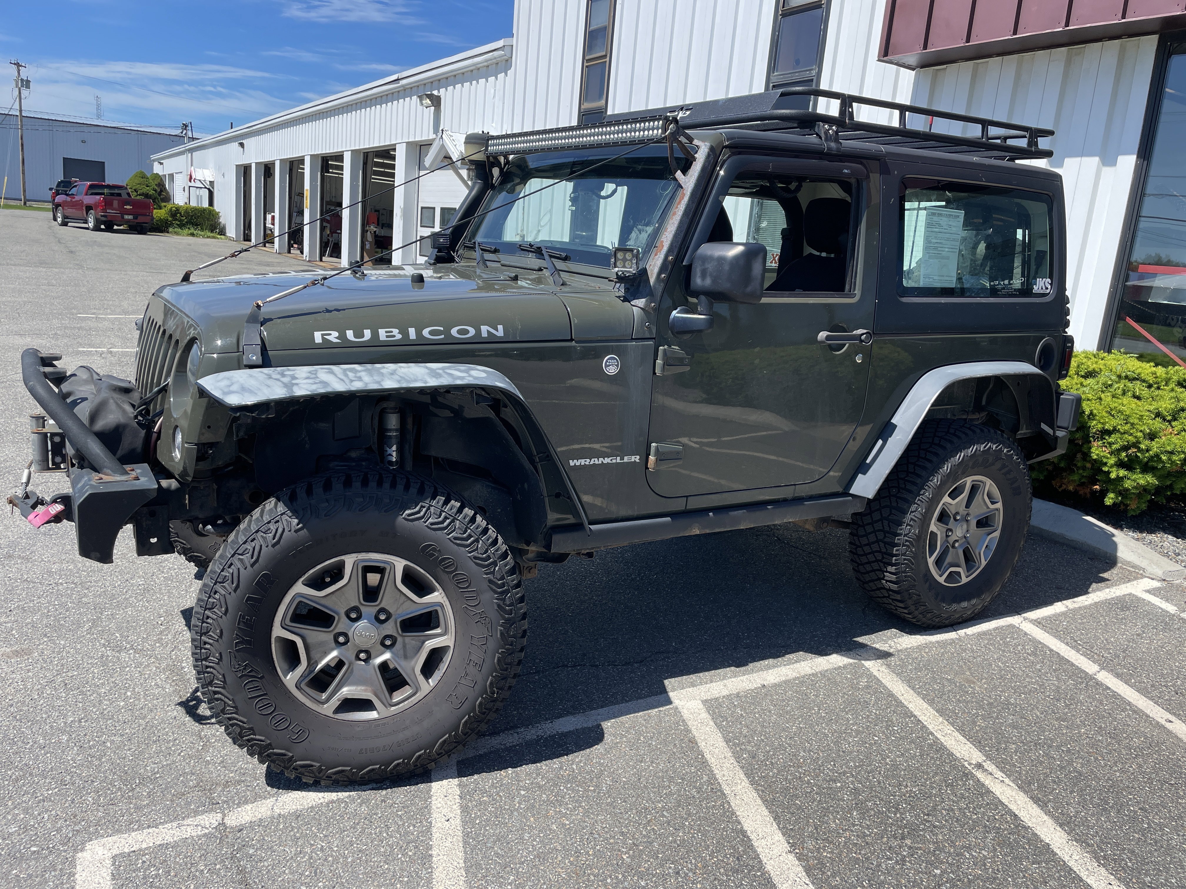 Used 2015 Tank Clearcoat Jeep Rubicon image 1