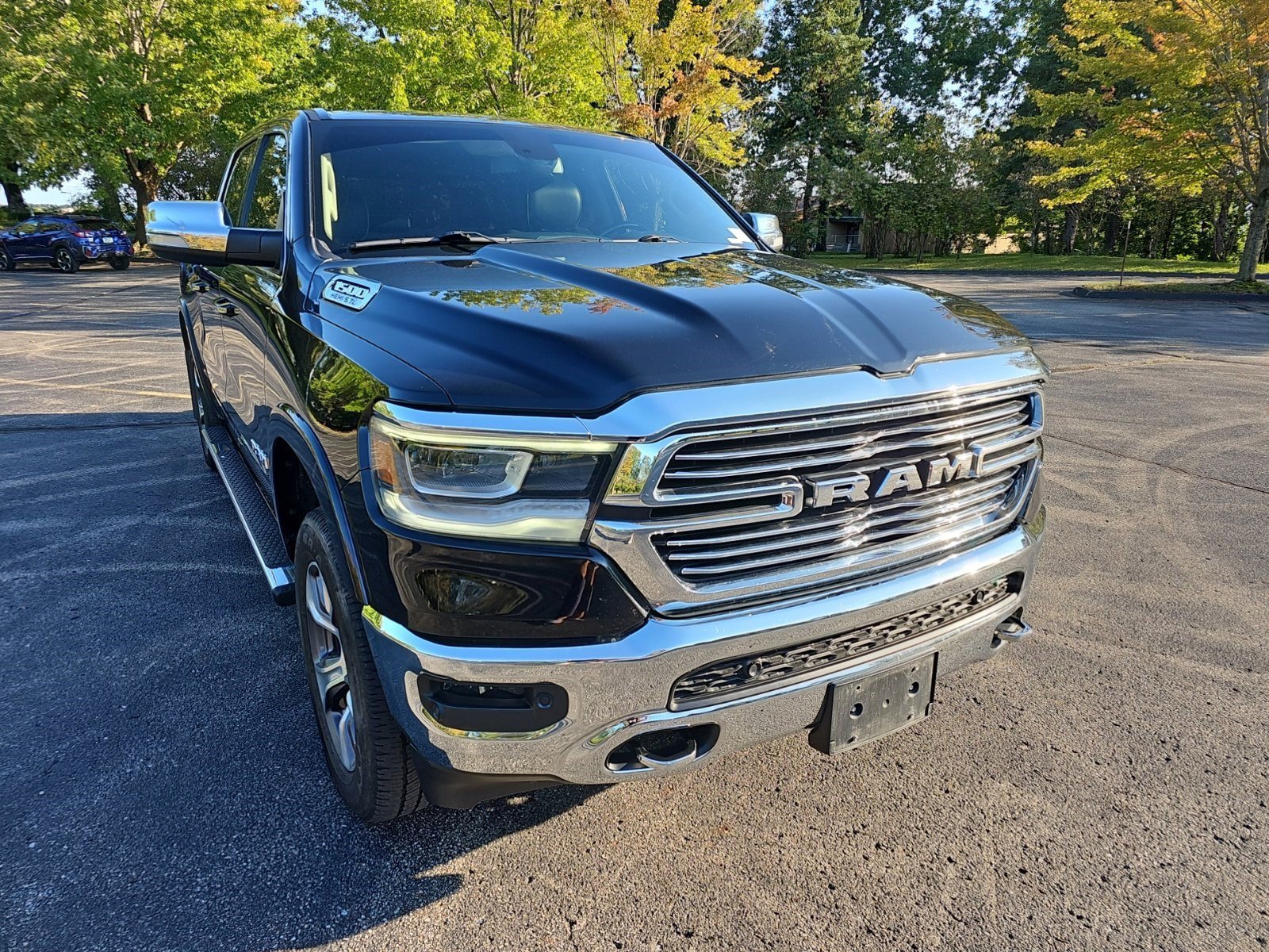Used 2020 Diamond Black Crystal Pearlcoat Ram Laramie image 6