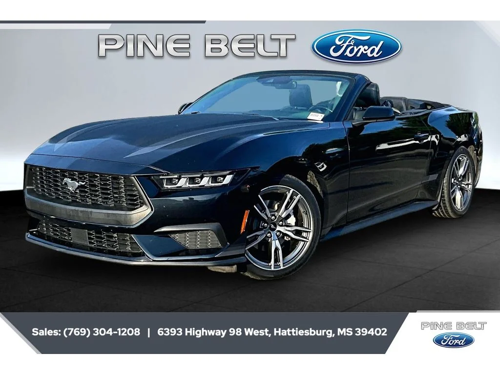 Used 2024 BLACK Ford EcoBoost Convertible image 10