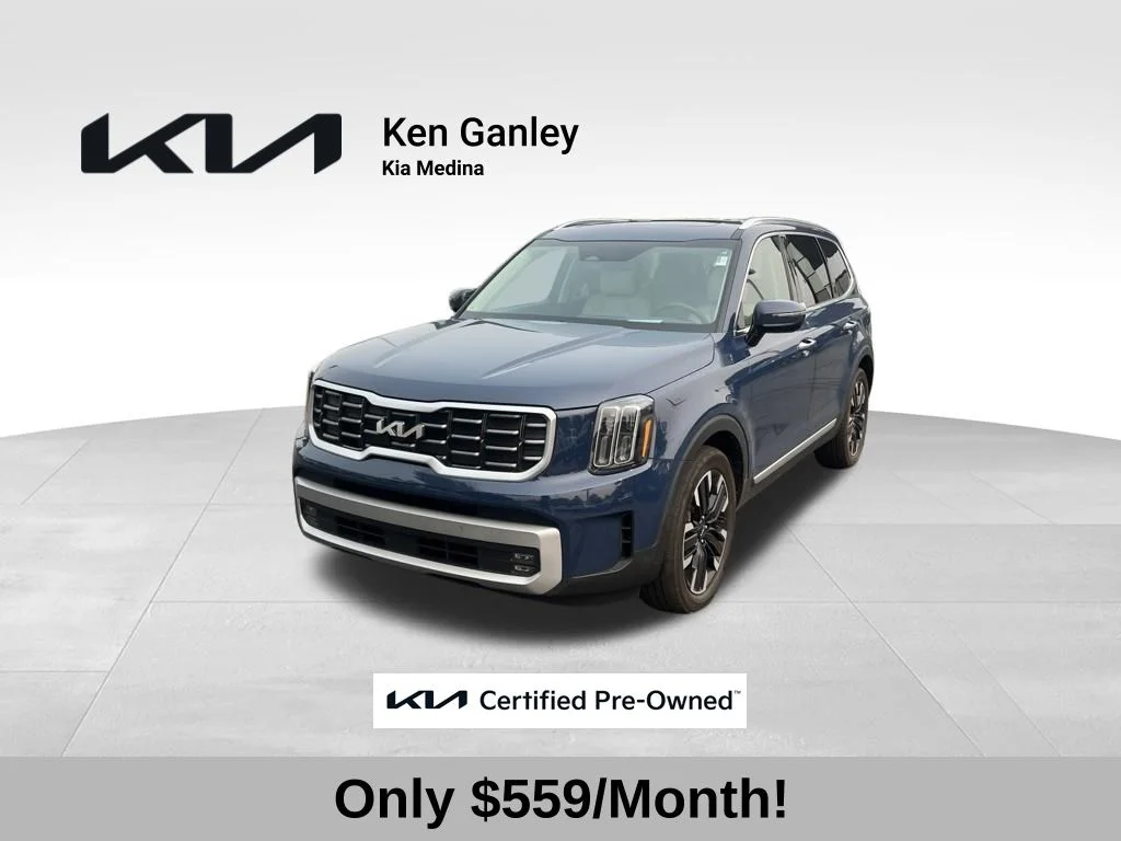 Certified Used 2023 Blue Kia SX-Prestige image 1