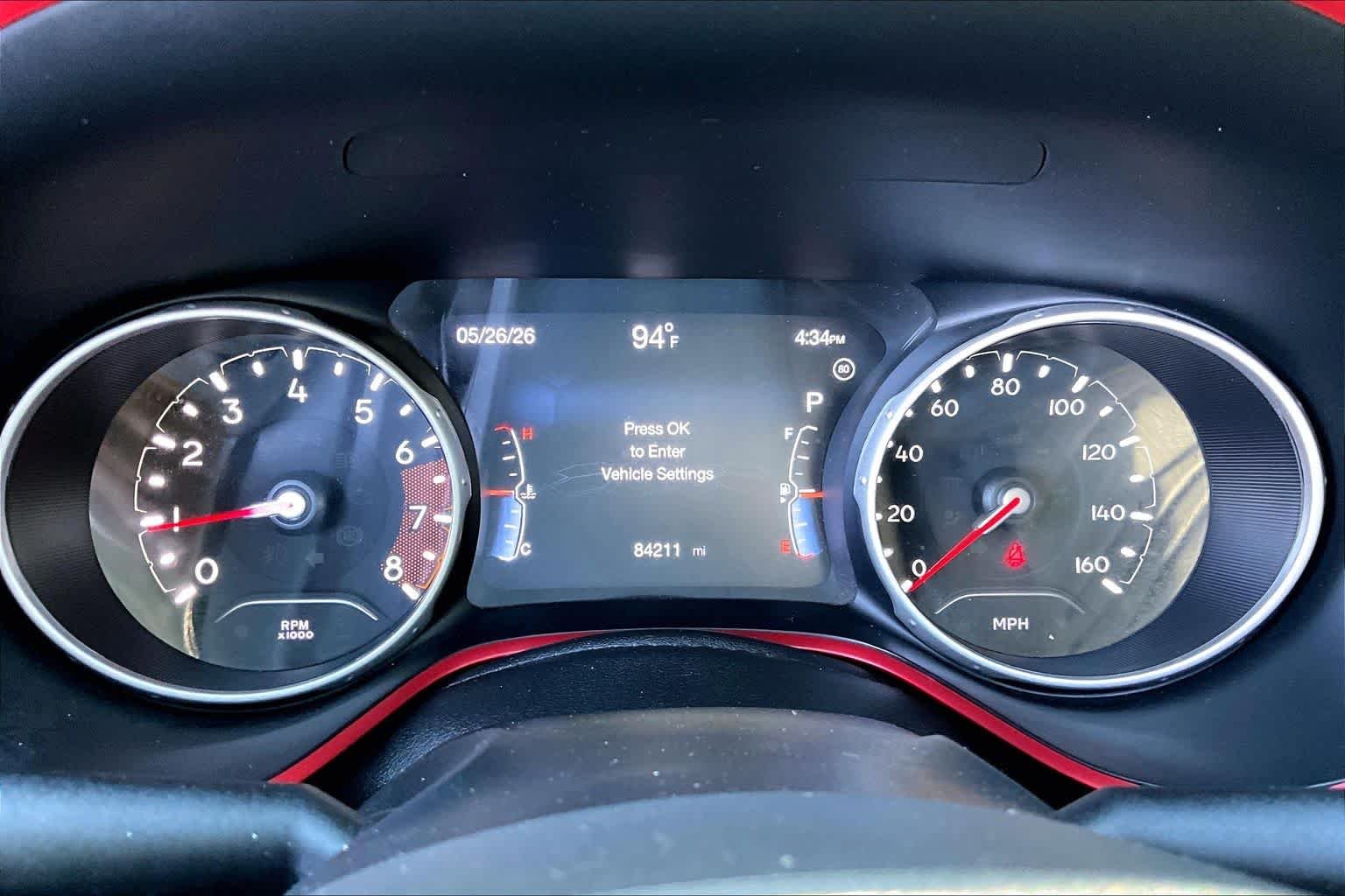 Used 2021 Velvet Red Pearlcoat Jeep Trailhawk image 24