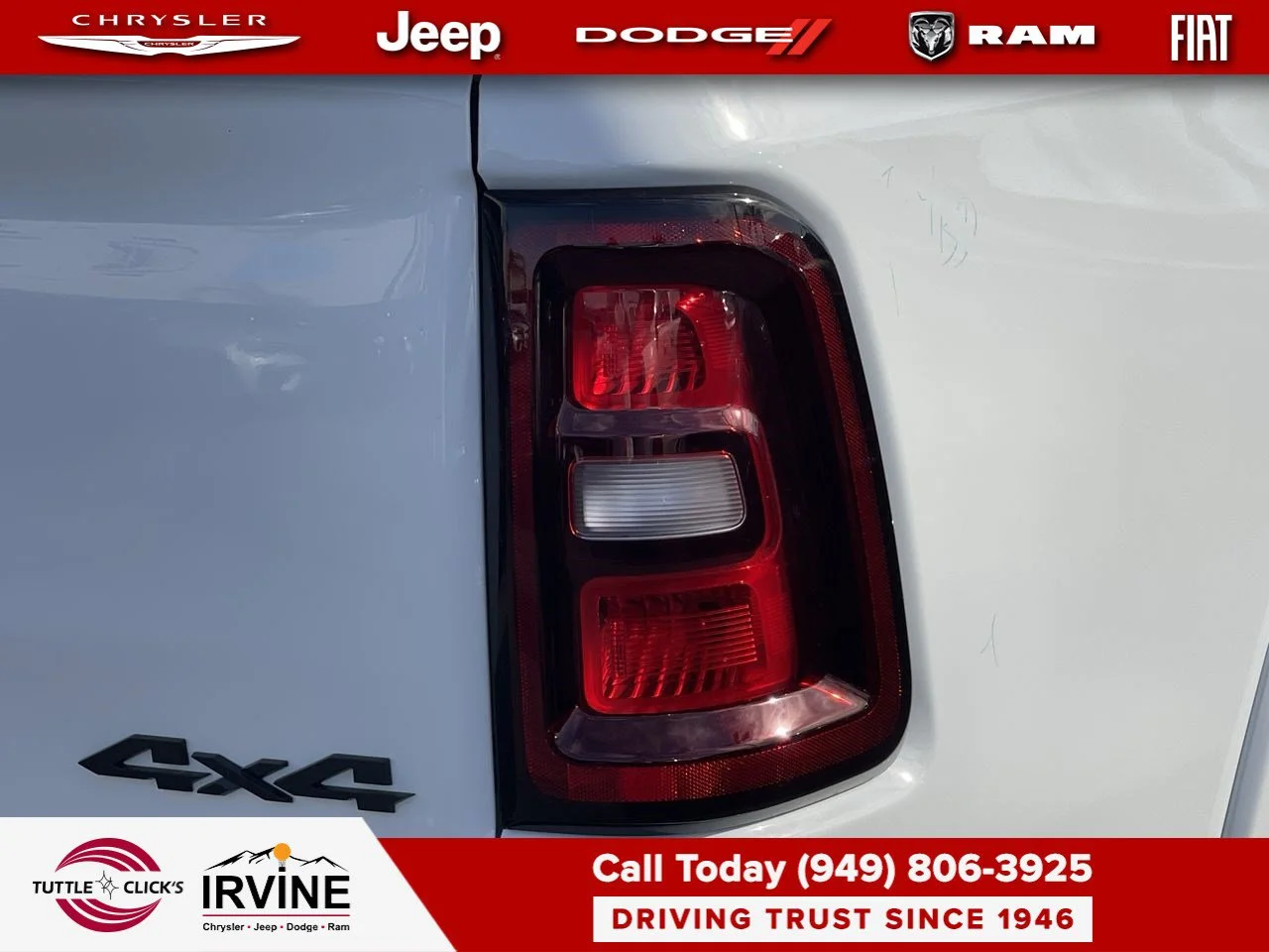 New 2027 Bright White Clear-Coat Exterior Paint RAM Big Horn image 15