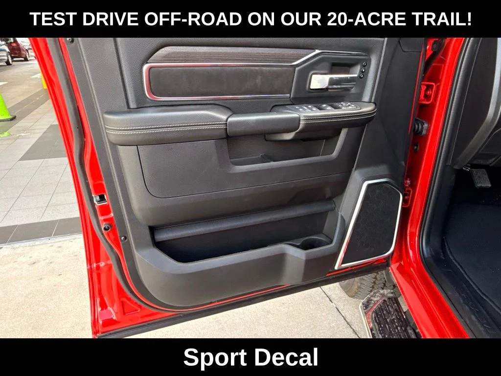 New 2026 Flame Red Clear-Coat Exterior Paint RAM Laramie image 31