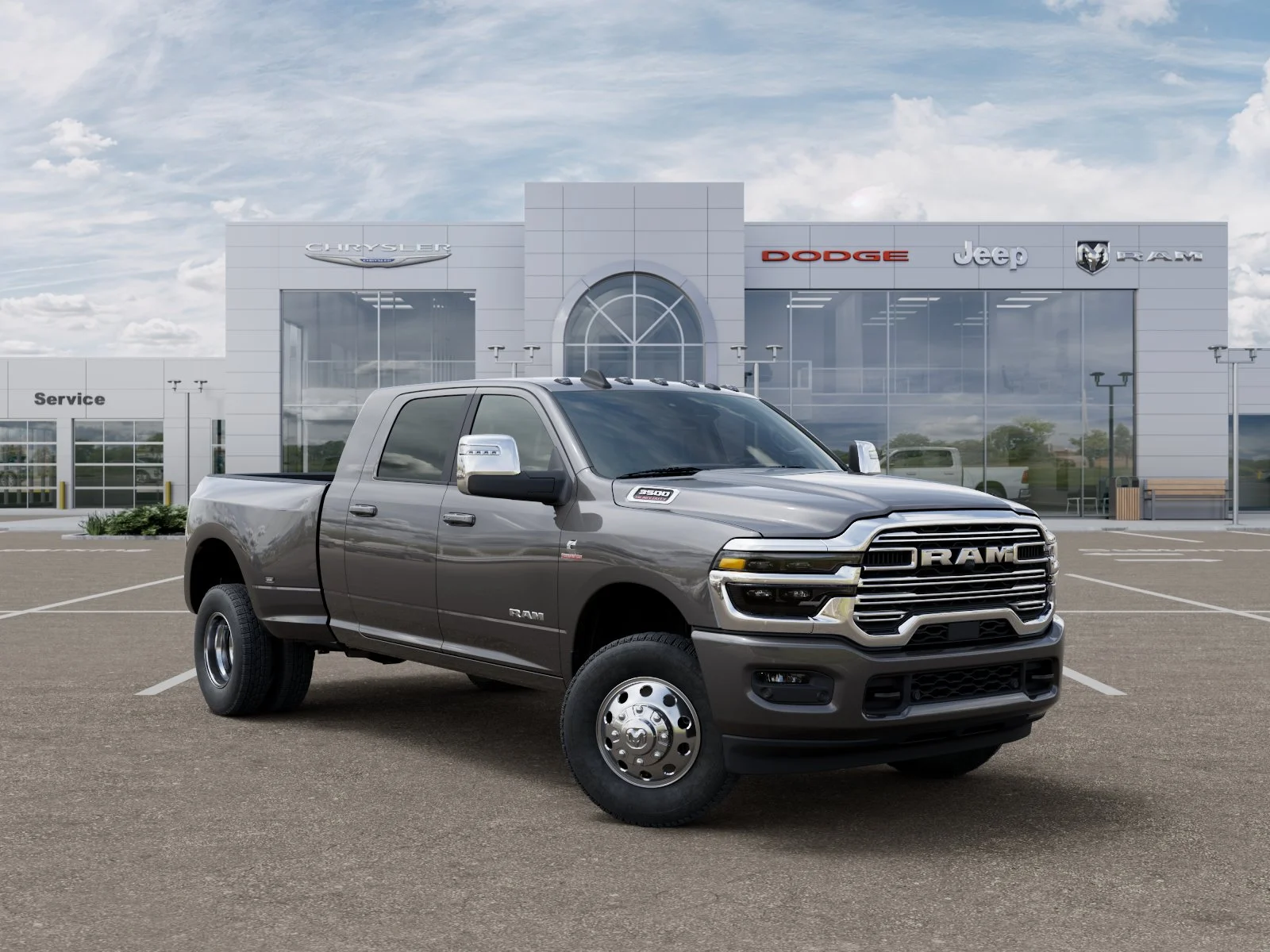 New 2026 Granite Crystal Metallic Clear-Coat Exterior Paint RAM Laramie image 31