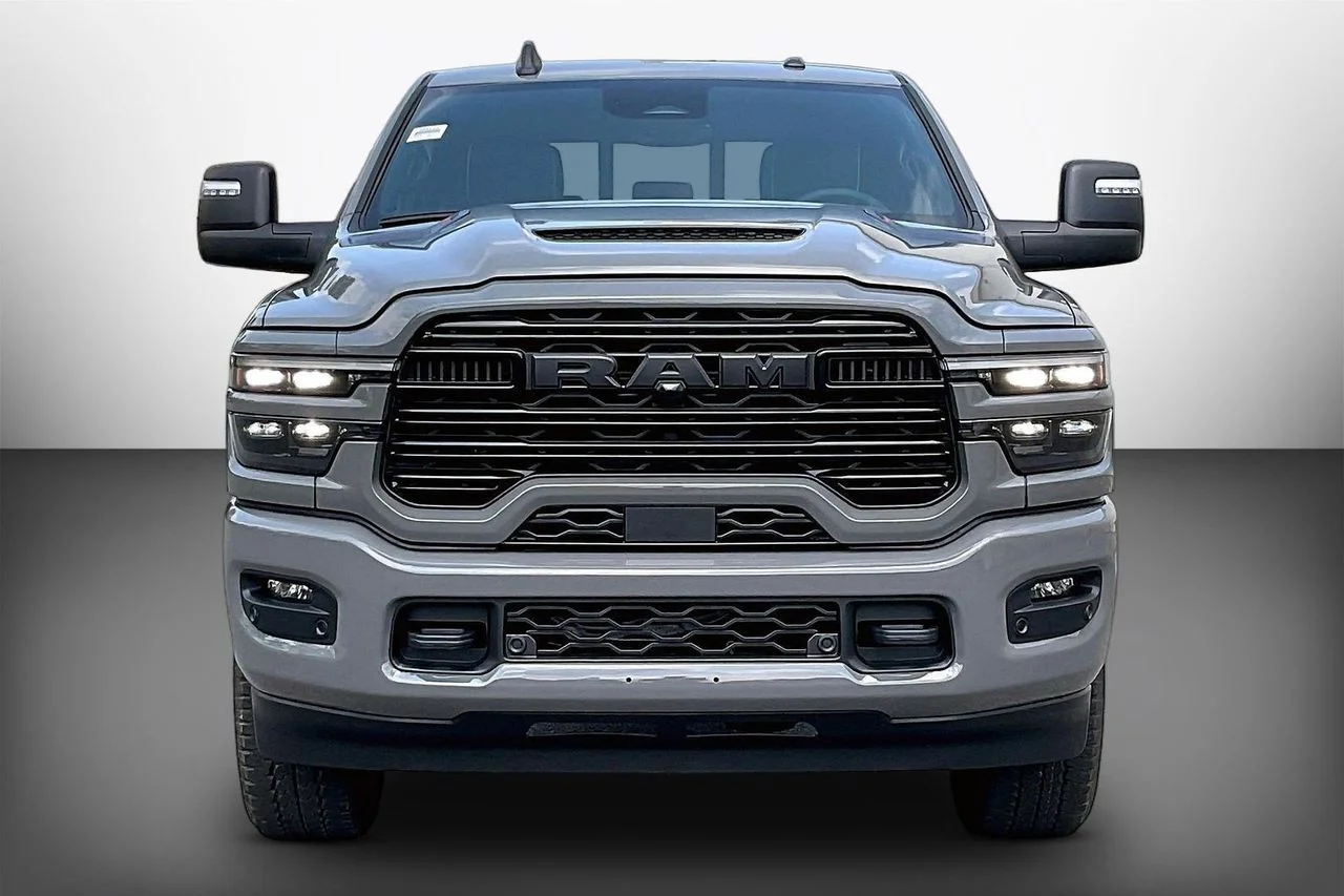 New 2027 Ceramic Gray Clear-Coat Exterior Paint RAM Laramie image 3