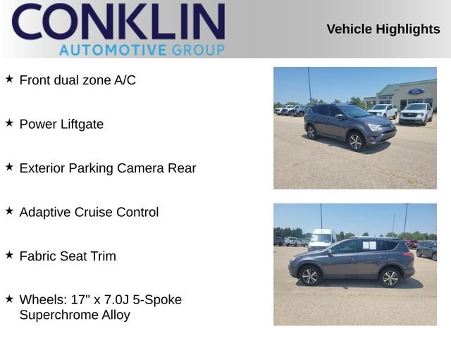 Used 2016 Magnetic Gray Metallic Toyota XLE image 4