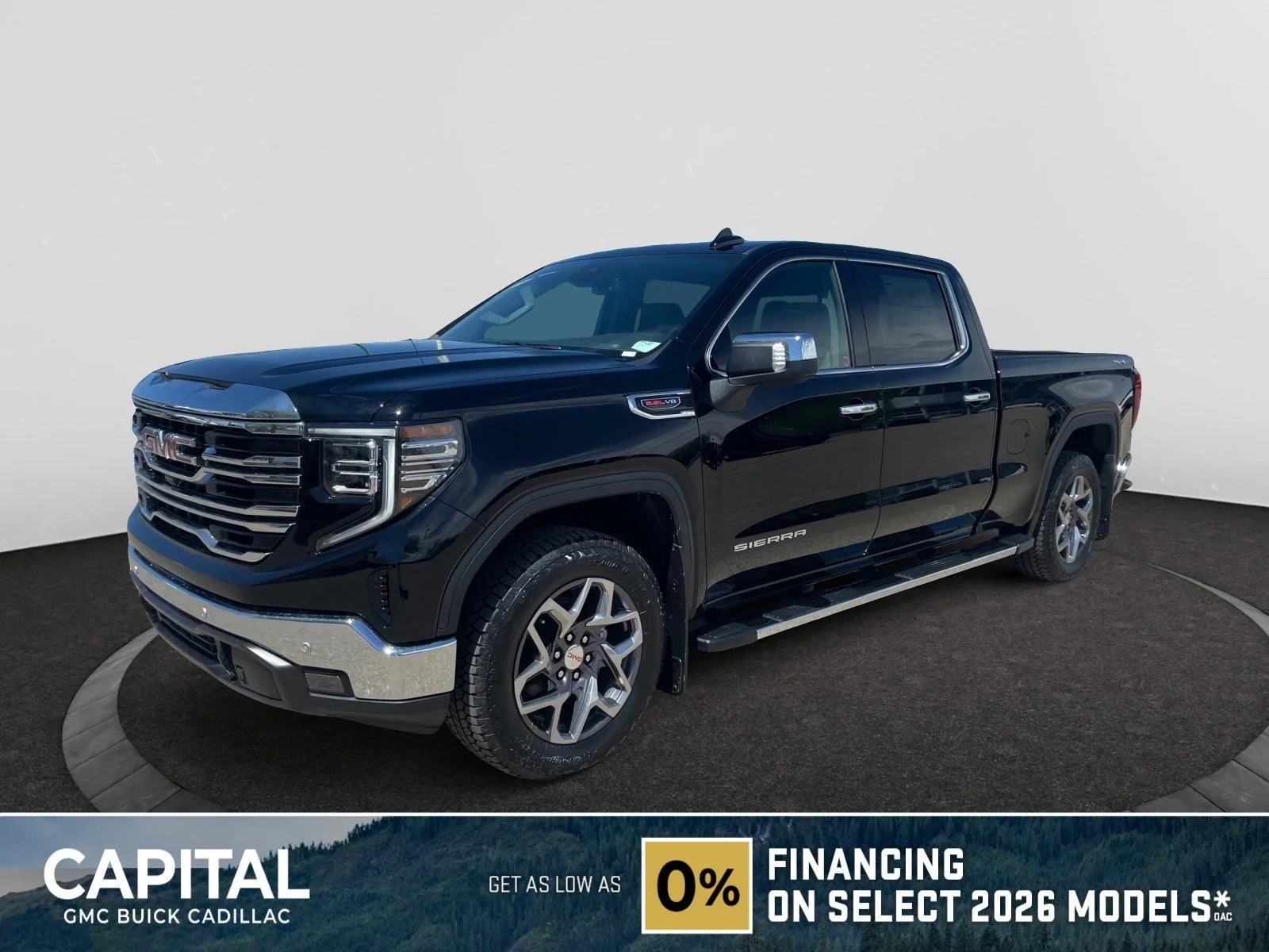 New 2026 Onyx Black GMC SLT image 1