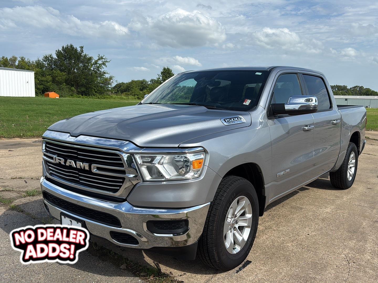 Used 2023 Billet Silver Metallic Clearcoat Ram Laramie image 3