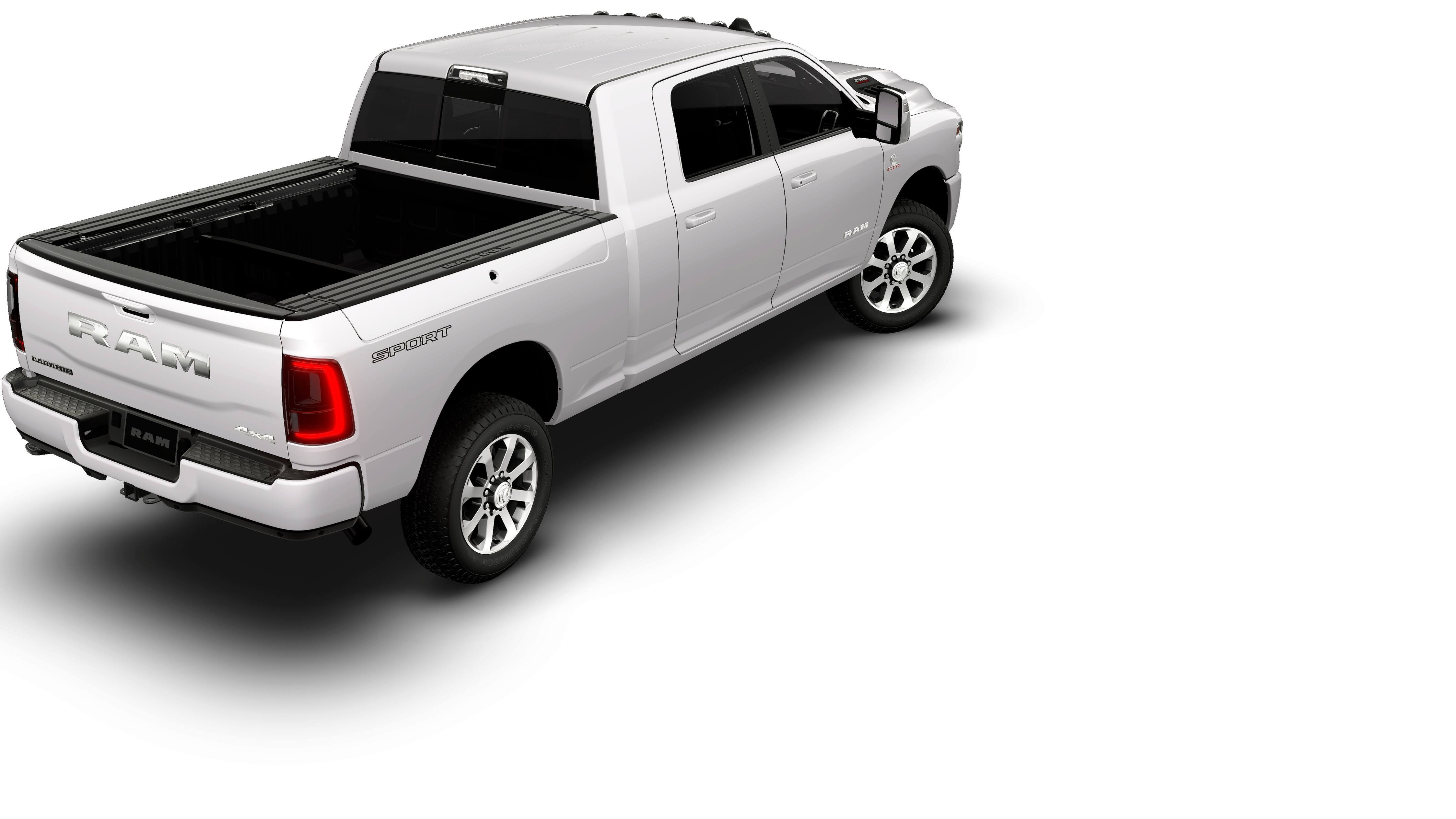 New 2026 Bright White Clear-Coat Exterior Paint RAM Laramie image 14